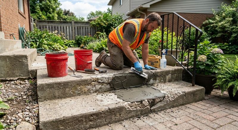 Concrete Pathway Repair in Des Moines, IA
