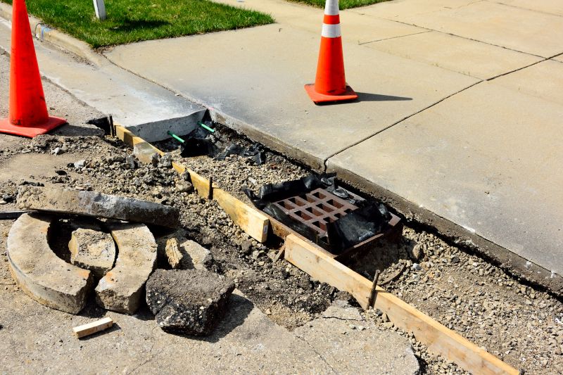 Cracked Sidewalk Repair in West Des Moines, IA